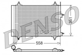 Denso Радиатор кондиционера PEUGEOT 307 (3A/C) 00-, 307 Break (3E) 02-, 307 CC (3B) 03-, 307 SW (3H) 02- DENSO DCN21015 - Заображення 1
