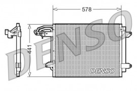 Denso Радиатор кондиционера VW CADDY III универсал (2KB, 2KJ, 2CB, 2CJ) 04-15 DENSO DCN32030 - Заображення 1
