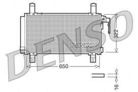 Denso Радиатор кондиционера MAZDA 6 (GG) 02-07, 6 (GH) 07-, 6 Hatchback (GG) 02-07 DENSO DCN44006 - Заображення 1