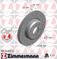 Zimmermann Диск тормозной Sport Zimmermann 150.3482.52 - Заображення 1