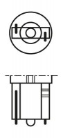 Bosch Лампа фонаря безцокольная AUDI 100 (4A, C4) 90-94,100 Avant (4A, C4) 91-94,A3 (8L1) 99-02;FIAT SEIC BOSCH 1 987 302 240 - Заображення 6