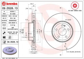 Гальмівний диск BREMBO 09.D528.13