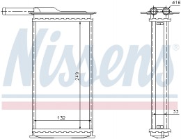Nissens Радіатор опалення NISSENS NIS 71761 - Заображення 2