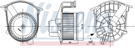 Nissens Вентилятор кабiни кондиц. NISSENS NIS 87262 - Заображення 6