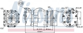 Nissens Компресор кондицiонера NISSENS NIS 89040 - Заображення 5