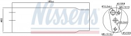 Nissens Осушувач кондицiонера NISSENS NIS 95170 - Заображення 1