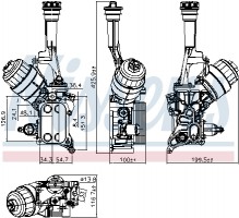 Nissens Масляний радіатор NISSENS NIS 90928 - Заображення 1