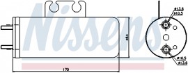 Nissens Осушувач кондицiонера NISSENS NIS 95316 - Заображення 1