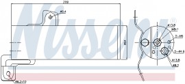 Nissens Осушувач кондицiонера NISSENS NIS 95497 - Заображення 2