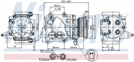 Nissens Компресор кондицiонера NISSENS NIS 89228 - Заображення 5