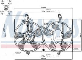 Nissens Вентилятор NISSENS NIS 85280 - Заображення 2