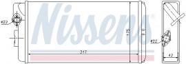 Nissens Радіатор опалення NISSENS NIS 72035 - Заображення 2