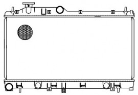 Luzar Радиатор охл. для а/м Subaru Forester S12 (08-) 2.0i/2.5i MT (LRc 2212) LUZAR - Заображення 1