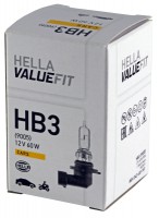 Лампа розжарювання VALUEFIT HB3 12V 60 (65W) P 20d HELLA 8GH242632181