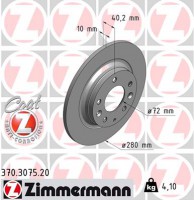 диск гальмівний Coat Z Zimmermann 370307520 GF3Y26251A