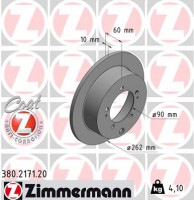 диск гальмівний Coat Z Zimmermann 380217120 MB928716