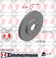 диск гальмівний Coat Z Zimmermann 250136220 1751584