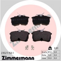 Zimmermann колодки гальмівні дискові, к-кт Zimmermann 235271501 43022S1AE02 - Заображення 1