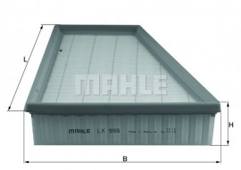Mahle / Knecht фільтр повітряний Skoda Fabia/Roomster /VW Polo 1. MAHLE / KNECHT 5JF129620A - Заображення 2