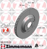 диск гальмівний Coat Z Zimmermann 100331920 4F0615301G