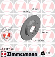 диск гальмівний Coat Z Zimmermann 440313120 1610761980