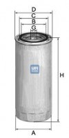 Фильтр топливный IVECO M 82-92, P/PA 82-92, TurboStar 84-93. UFI 24.308.00