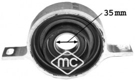 Metalcaucho Подшипник подвесной BMW Е46/90/91 (98-04) (d=35mm) (05836) Metalcaucho - Заображення 1