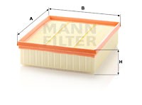 Mann-Filter Фильтр воздушный Landrover Defender 2.4D 05/07- MANN-FILTER C25122 - Заображення 1