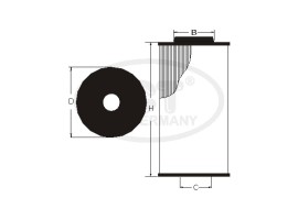 Sct Фильтр масляный HYUNDAI Elantra 1.6 CRDi (06-) (SH 4054 P) SCT - Заображення 6