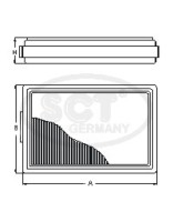 Sct Фильтр салона AUDI A4 (8D, B5) 1.6 (95-01) (SA 1119) SCT - Заображення 4