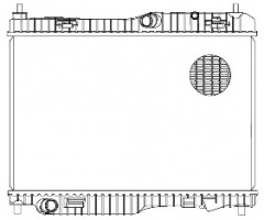 Радиатор охлаждения для а/м Ford EcoSport (13-) 1.6i/2.0i (LRc 1086) Luzar