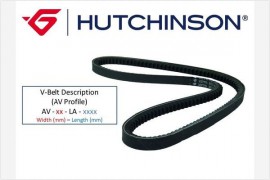 Hutchinson Клиновой ремень 10x925mm (AV10LA925) Hutchinson - Заображення 1