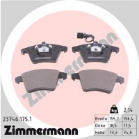 Комплект тормозных колодок ZIMMERMANN 237461751