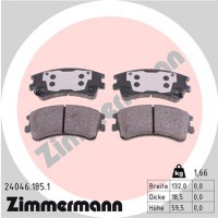 Zimmermann Комплект тормозных колодок ZIMMERMANN 240461851 - Заображення 1