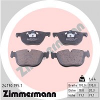 Zimmermann Комплект тормозных колодок ZIMMERMANN 241701951 - Заображення 1
