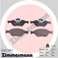 Комплект тормозных колодок ZIMMERMANN 23202.185.1