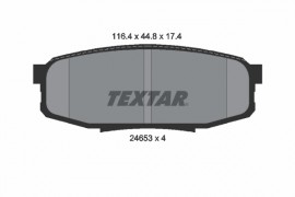 Комплект тормозных колодок TEXTAR 2465301
