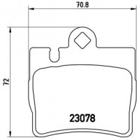 Комплект тормозных колодок BREMBO P 50 042