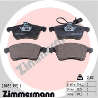 Комплект тормозных колодок ZIMMERMANN 21885.195.1
