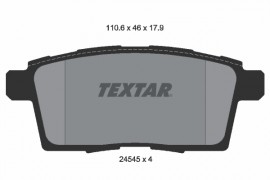 Textar Комплект тормозных колодок TEXTAR 2454501 - Заображення 1