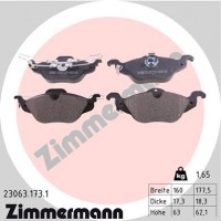 Комплект тормозных колодок ZIMMERMANN 23063.173.1