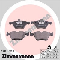 Zimmermann Комплект тормозных колодок ZIMMERMANN 23794.200.1 - Заображення 1