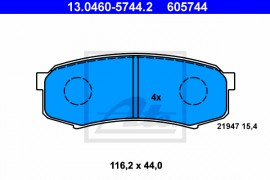 Ate Комплект тормозных колодок ATE 13.0460-5744.2 - Заображення 1