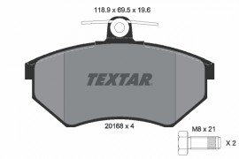 Комплект тормозных колодок TEXTAR 2016804