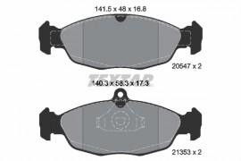 Комплект тормозных колодок TEXTAR 2054701