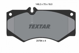 Textar Комплект тормозных колодок TEXTAR 2078401 - Заображення 1