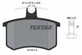 Комплект тормозных колодок TEXTAR 2114401