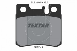 Textar Комплект тормозных колодок TEXTAR 2119701 - Заображення 1