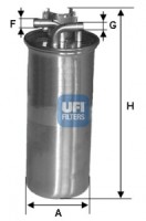 Ufi Топливный фильтр UFI 24.001.00 - Заображення 1