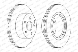 Ferodo Тормозной диск FERODO DDF1688 - Заображення 2